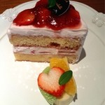 アンソレイユ - イチゴのショートケーキ
