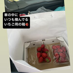Shizukuno Sato Nouen - 箱は千葉のイチゴ屋さんの箱(๑>◡<๑)