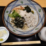 Sobakichi - 釜揚げしらすと三陸わかめのぶっかけ蕎麦