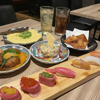 黄金出汁しゃぶと江戸前寿司 肉のあさつ 梅田お初天神店 - 