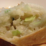 餃子の馬渡 - 焼餃子　断面