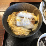 延喜 - ミニカツ丼、サクサクでとっても美味しい♡
