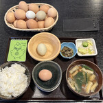 Nodokabokujouchokueitamagoyakicchin - 卵かけご飯定食