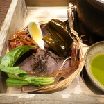 エースホテル京都 - 海藻のしゃぶしゃぶ