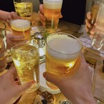 渋谷ガーデンスペース - 乾杯