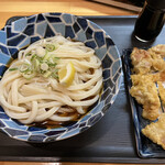 手打ち讃岐うどん 洸香 - 冷やしとり天ぶっかけ　おろし抜き　780円