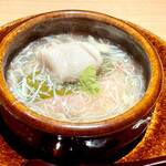 おい河 - 桜餅かに餡掛け/鯛の白子