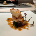 ウイズ - 京都筍、帆立、トリュフソース