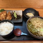 Yabuyoshi - そば定食（唐揚げ）（¥1,000）