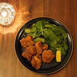 Karaage chicken with garlic soy sauce