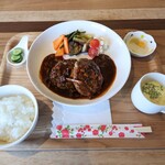 カフェモンフレール - 料理写真:ハンバーグランチ