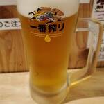 Kishichiya - ビールは一番搾り