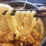 鬼はそと福はうち - 太めの自家製麺…柔らかめ