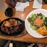 洋食の店 もなみ - ステーキランチ