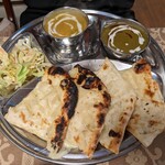 SPICES&HERBS INDIAN CUISINE - ランチCセット〈ガーリックチーズナンに変更〉