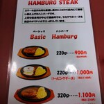 バッファローキング - メニュー