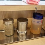 ラーメン つるや - 卓上備品。