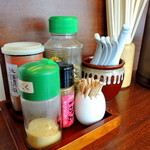 一世風靡 - 2013年7月30日(火)　店内　カウンター卓上