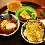 レストラン割烹 いずみ屋 - 諏訪名物 信州諏訪みそ天丼セット (￥1,200)