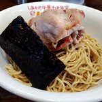 しあわせ中華そば食堂 にこり - 麺の上にあるのが、しゃぶチャーシュー増し（2023.3）