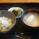 比良山荘 - ご飯