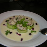 蛸の瞬間マリネ　ビイシソーブ風