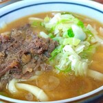 車屋うどん - 肉うどん　大盛り　600円