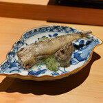 鮨 あらい - めひかり揚げ