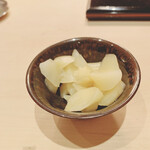 すし 良月 - ガリも美味しい