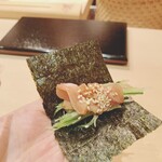 すし 良月 - 赤貝ひも