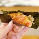 スシコーヒー - トロたく手巻き