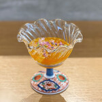 スシコーヒー - のれそれの黄身醤油