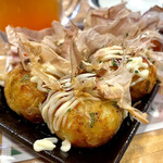 蛸入洞 - ＊たこ焼き 6個入り（¥400）
＋トッピング からしマヨ（¥50）