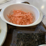 すき家 - 美味しい紅生姜