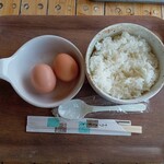 城井ふる里村バーベキュー - 料理写真:卵かけご飯
