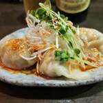 横浜 青葉餃子 - 紅油餃子　3個