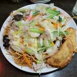 横浜 青葉餃子 - 海鮮カタ焼きそば