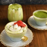 Little Red Riding Hood matcha cream