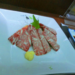 海洋 - 【２０１３年８月】　馬刺し。１５００円