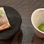 communico - ニシンのオープンサンド　オリーブ