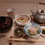 Ginza Asami - 本日いただいた”鯛茶漬け”、後から”デザート”が出てきます。