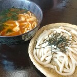 風林 - わかめうどん（つけ麺）450円