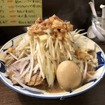 豪麺 マルコ - 特 小らーめん(750円) 細麺•ニンニク少•ヤサイ•アブラ•玉ねぎ