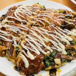 ねぎ屋さんのねぎ焼き - ブタチーズねぎ焼き＋キムチ