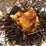 Oiwake Onsen - ホイル焼きはウニと帆立の焼物でした