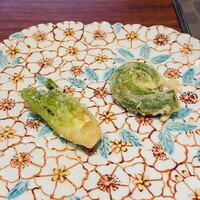 旬彩天 つちや - タラの芽と・・