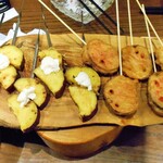 ミアスタンド - レンコン明太 & さつまいも(串)