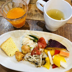 Cafe桑の実 - ビッフェとドリンクとスープ