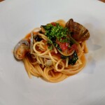 イタリア料理 チャオチャオ - あさりのトマトソーススパゲティ