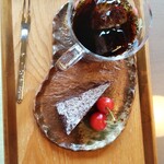 カフェ笑夢 - 手作りのチョコケーキと、子供にとコーラ(⁠◡⁠ ⁠ω⁠ ⁠◡⁠)